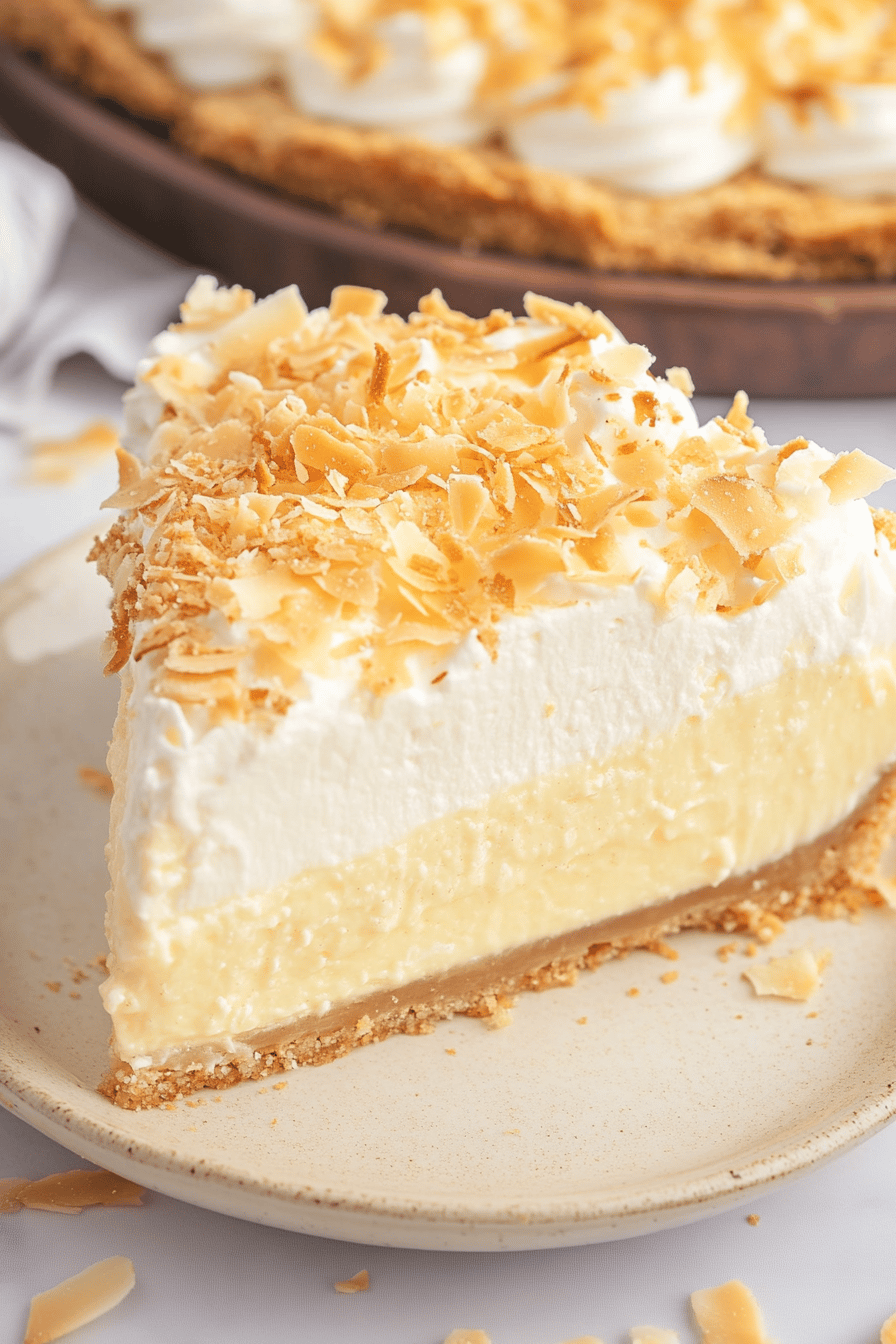 Easy Coconut Cream Pie Recipe ingredients