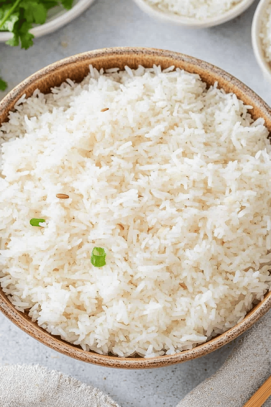 Easy Coconut Rice in a Rice Cooker