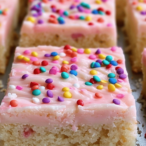 Easy Cookie Sheet Sugar Cookie Bars Recipe