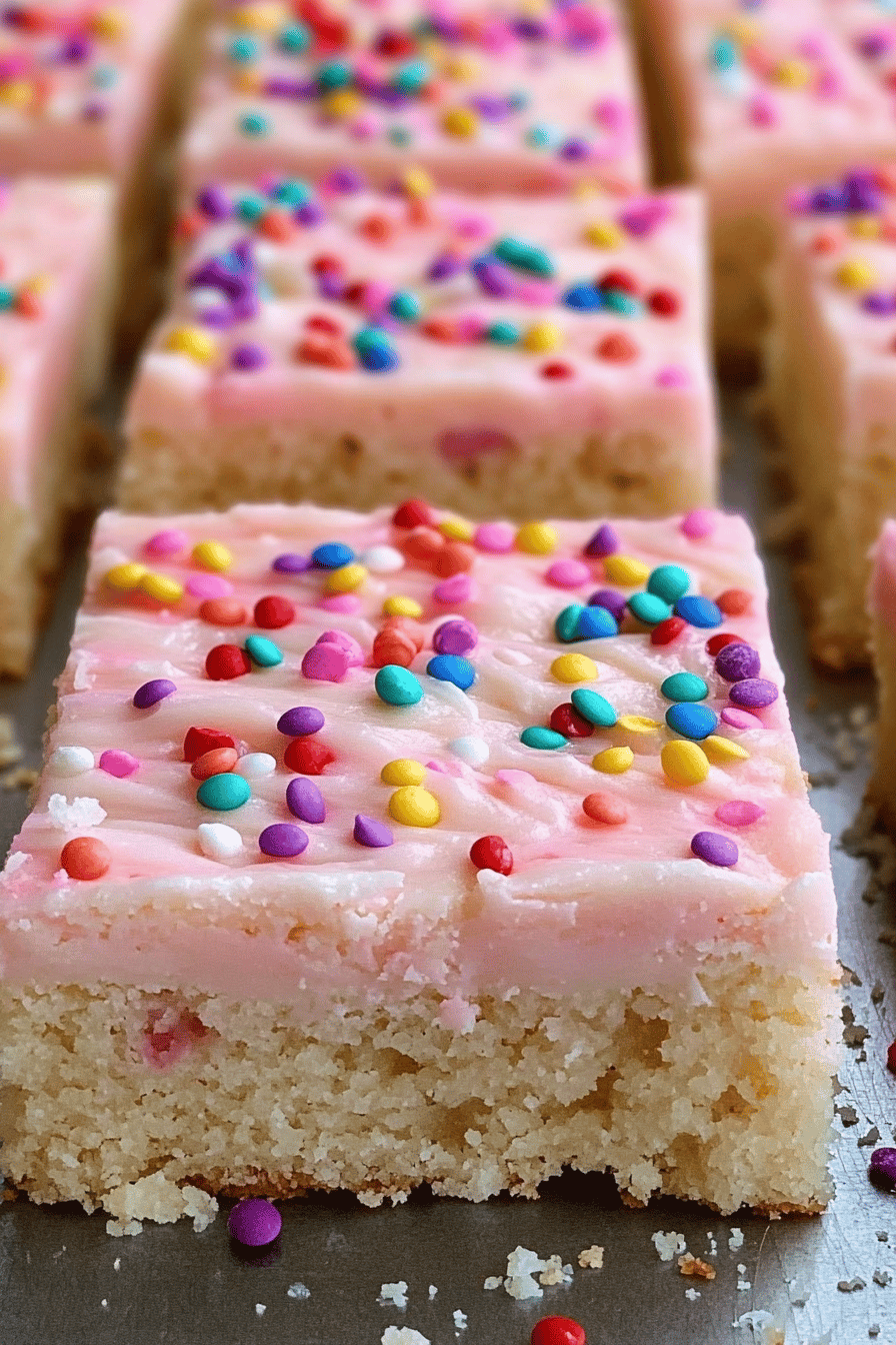 Easy Cookie Sheet Sugar Cookie Bars Recipe