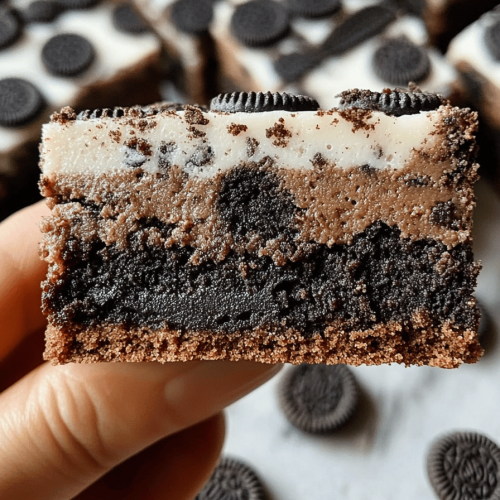 Easy Cookies n' Cream Oreo Brownies
