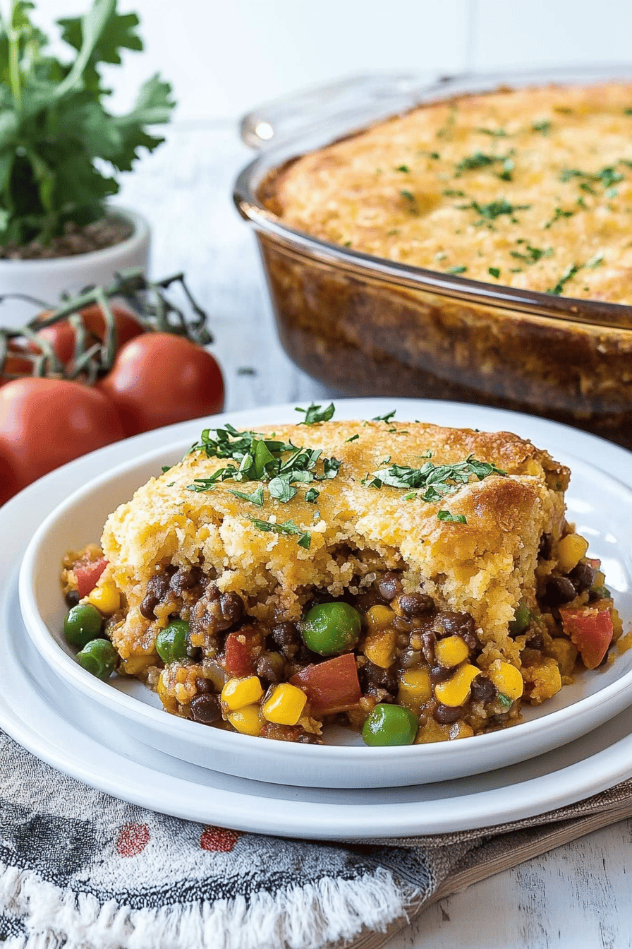 Easy Cowboy Cornbread Casserole Recipe ingredients