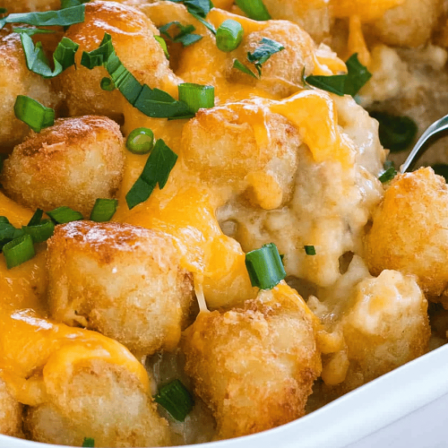 Easy Cowboy Tater Tot Casserole Recipe