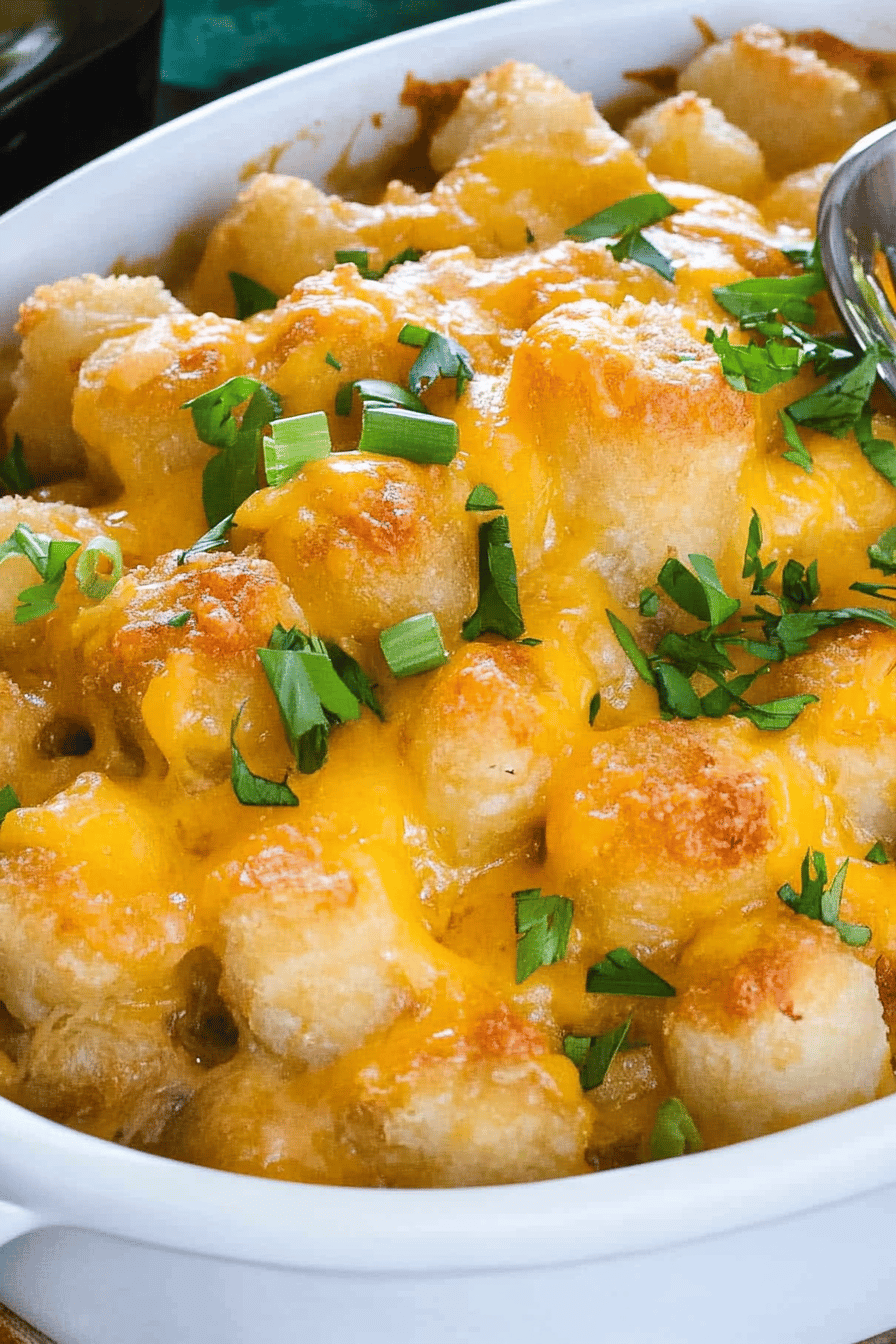 Easy Cowboy Tater Tot Casserole Recipe ingredients