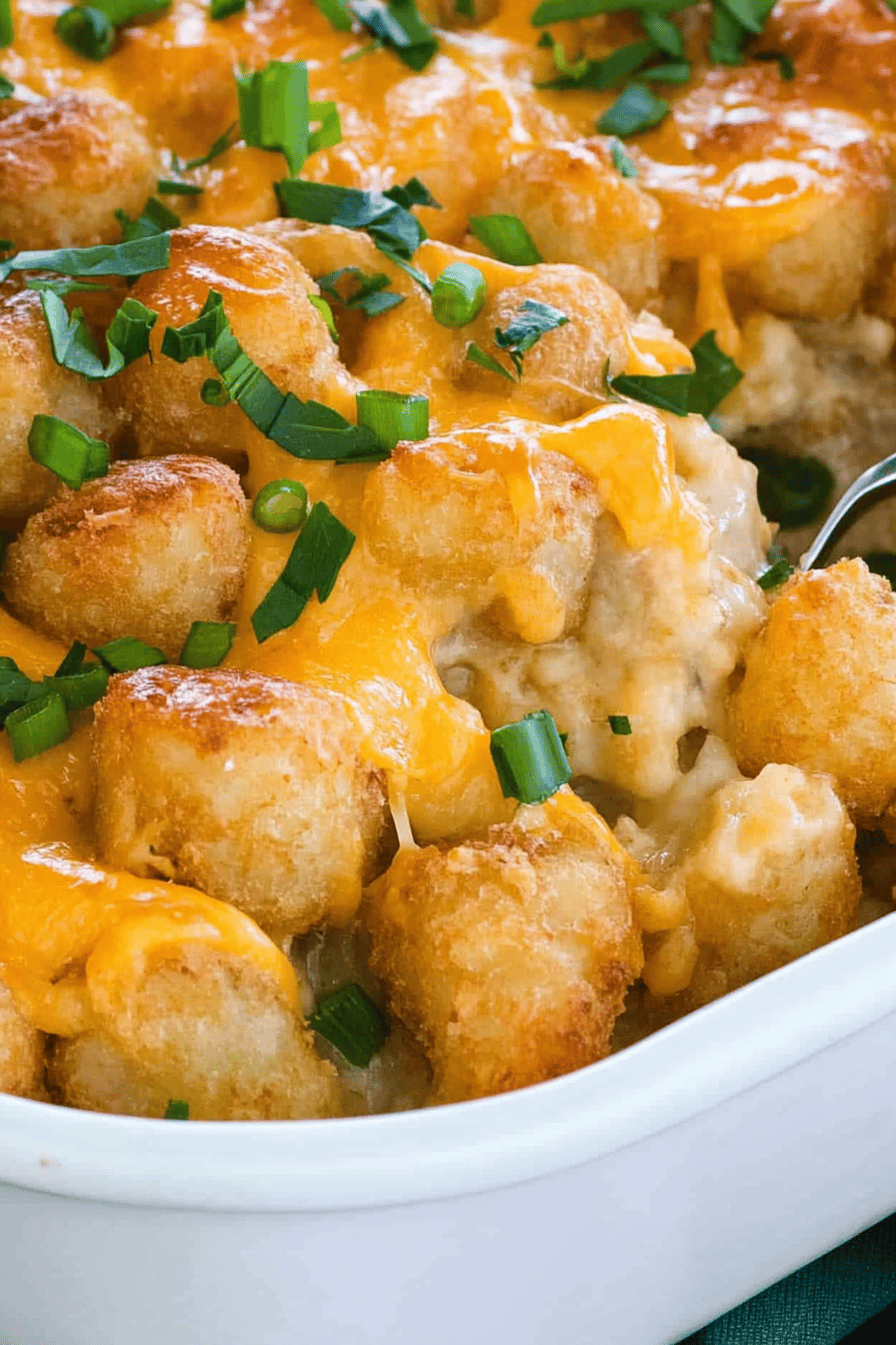 Easy Cowboy Tater Tot Casserole Recipe