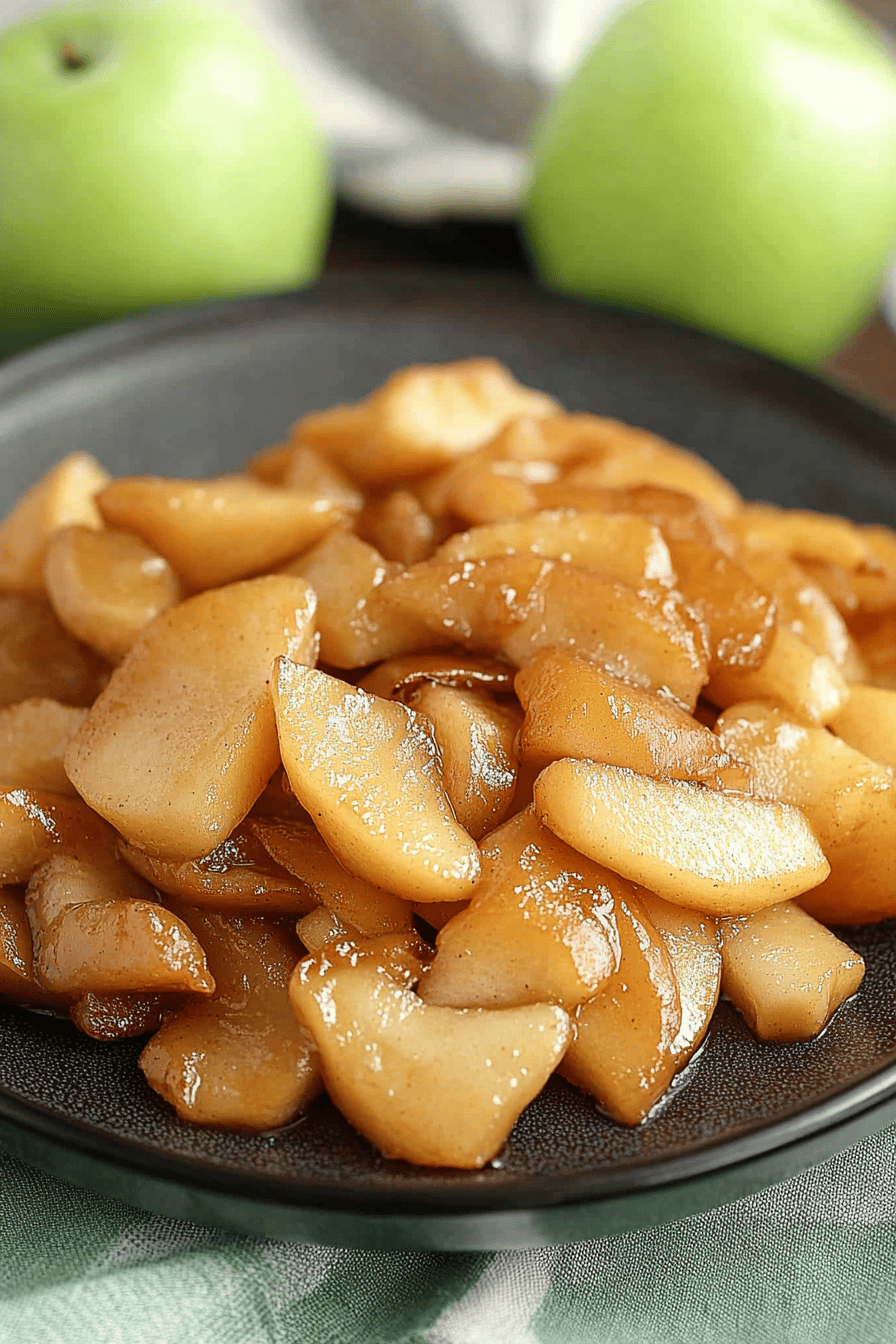 Easy Cracker Barrel-Style Fried Apples Recipe Final Dish Presentation