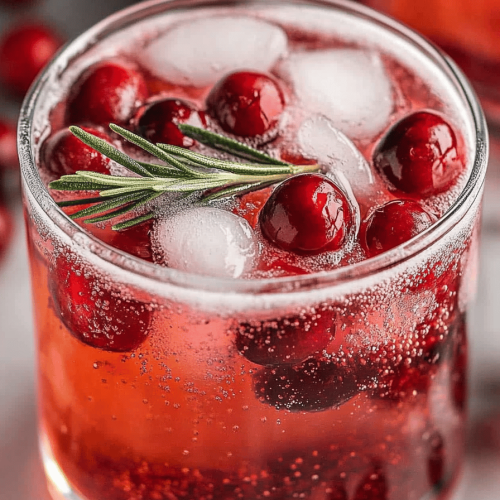Easy Cranberry Cider Sparkling Punch Recipe