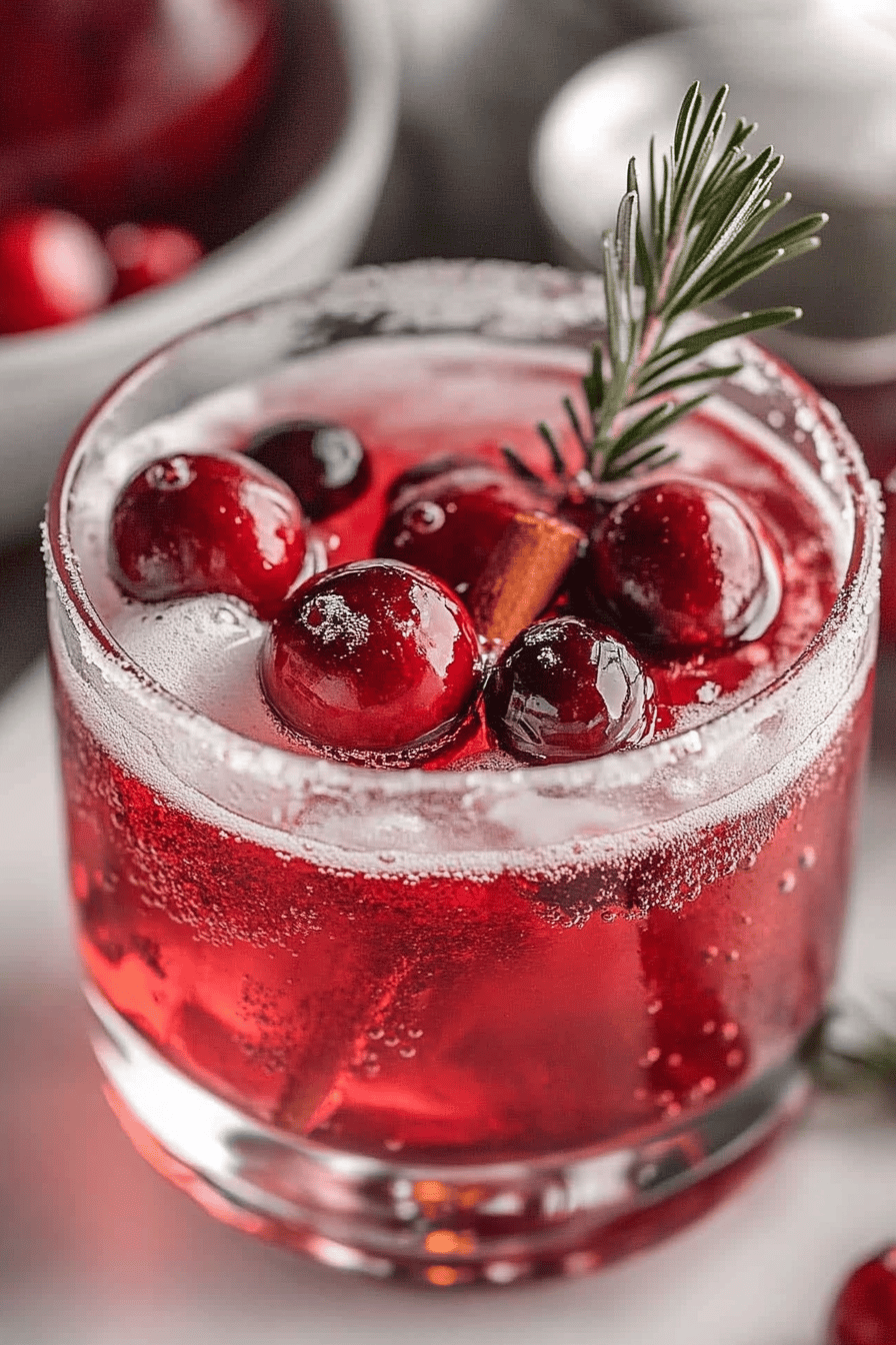 Easy Cranberry Cider Sparkling Punch Recipe ingredients
