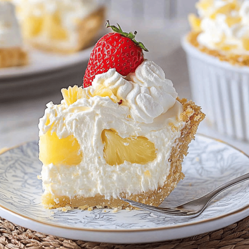 Easy Cream Cheese Pineapple Pie Recipe
