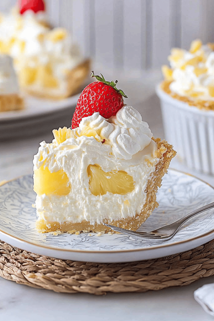 Easy Cream Cheese Pineapple Pie Recipe