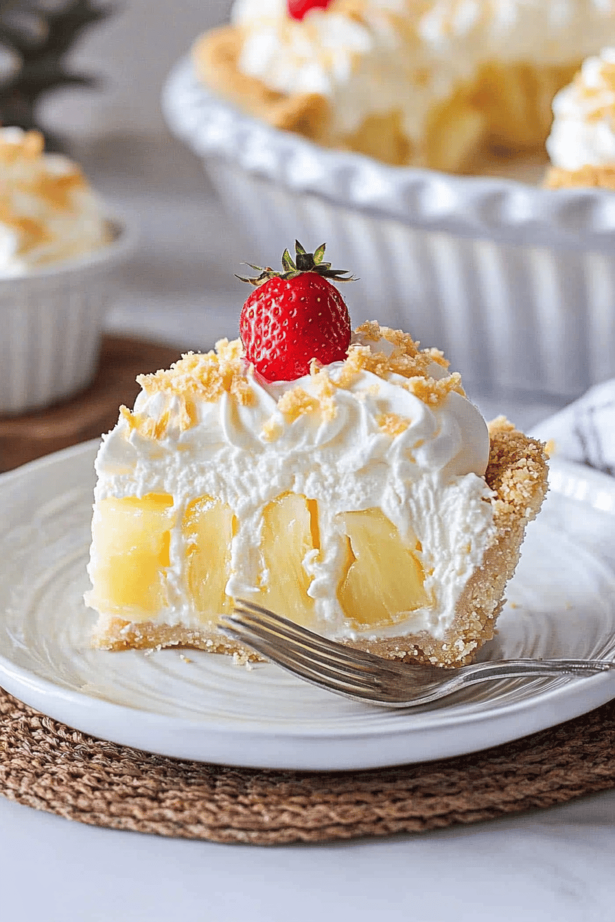 Easy Cream Cheese Pineapple Pie Recipe ingredients