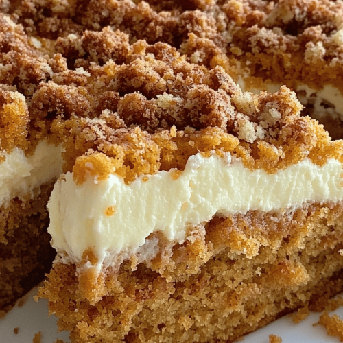 Easy Cream Cheese Pumpkin Coffee Cake