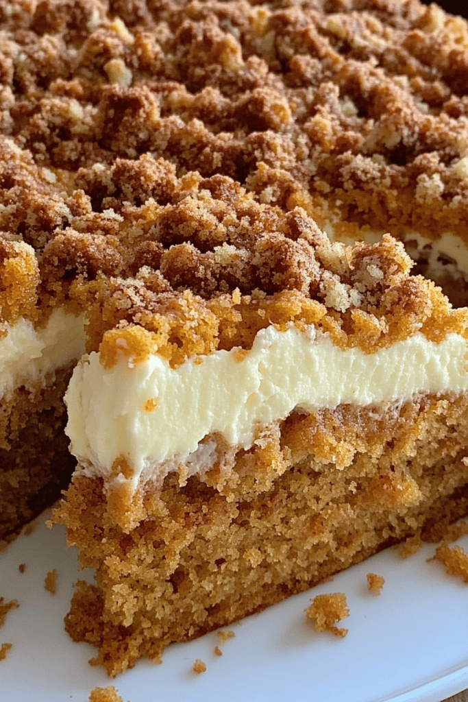 Easy Cream Cheese Pumpkin Coffee Cake