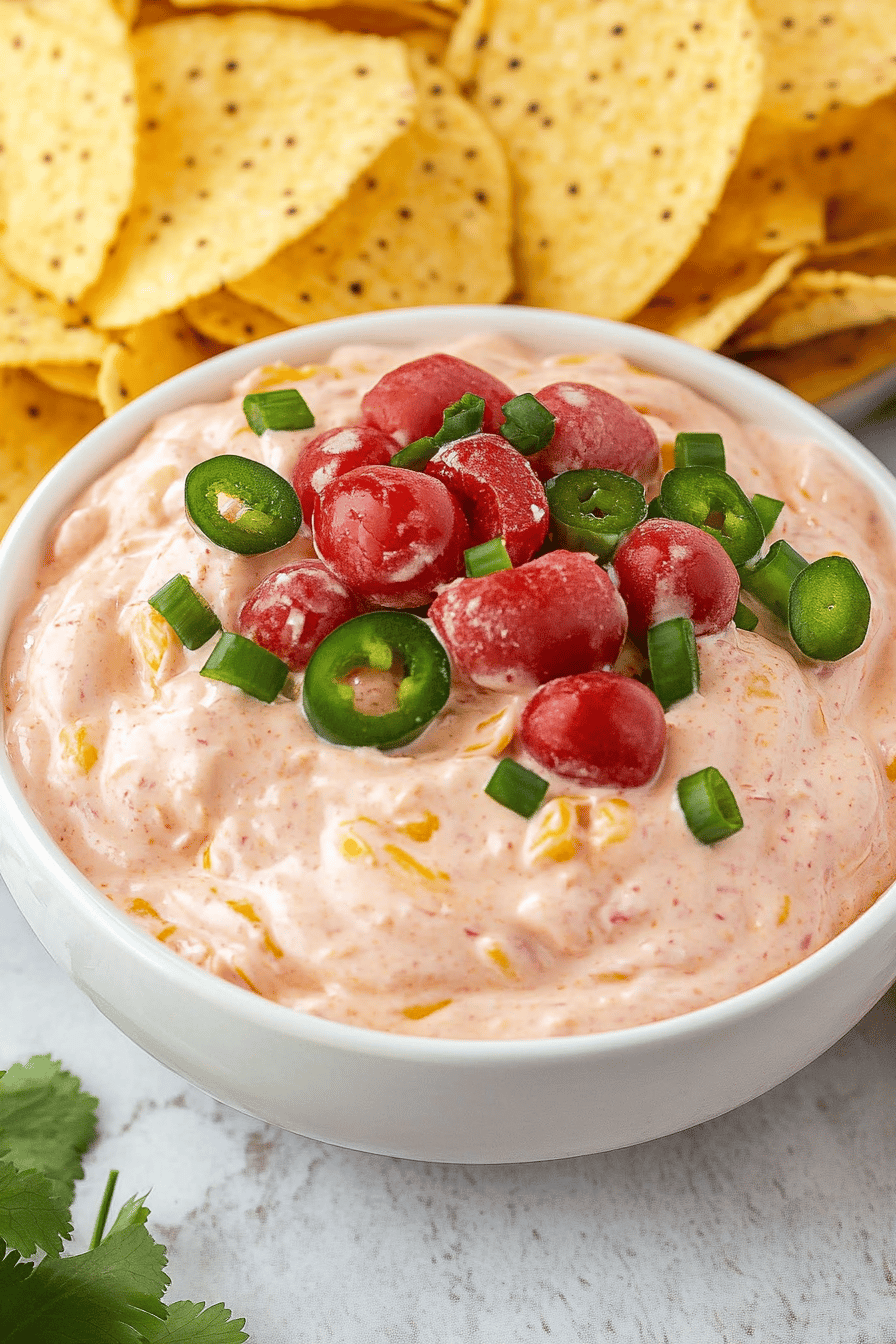 Easy Creamy Boat Dip: TikTok Viral Recipe Final Dish Presentation