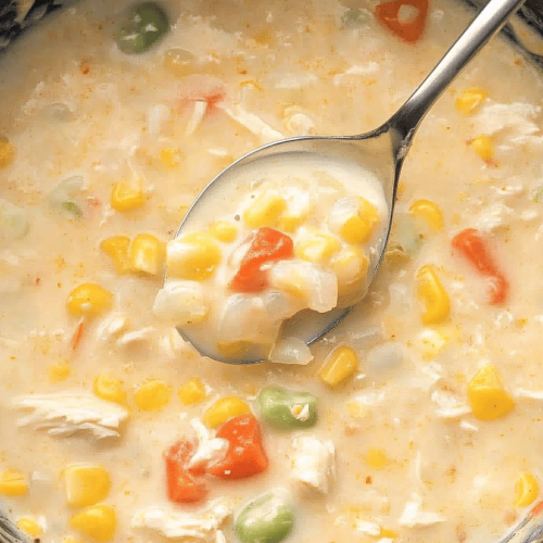 Easy Creamy Corn Chicken Chowder Recipe