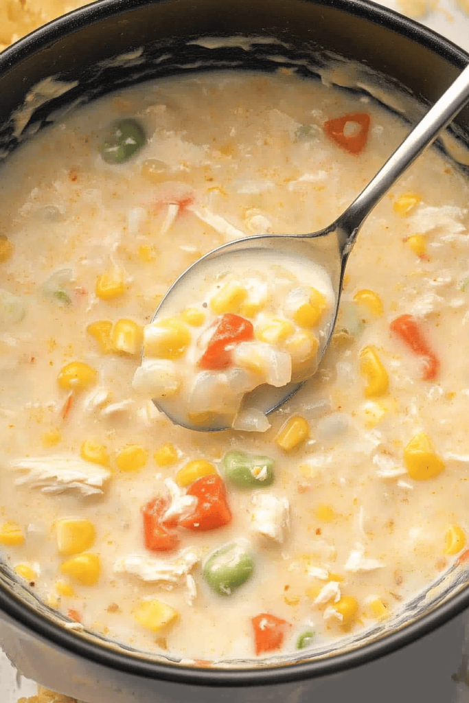 Easy Creamy Corn Chicken Chowder Recipe