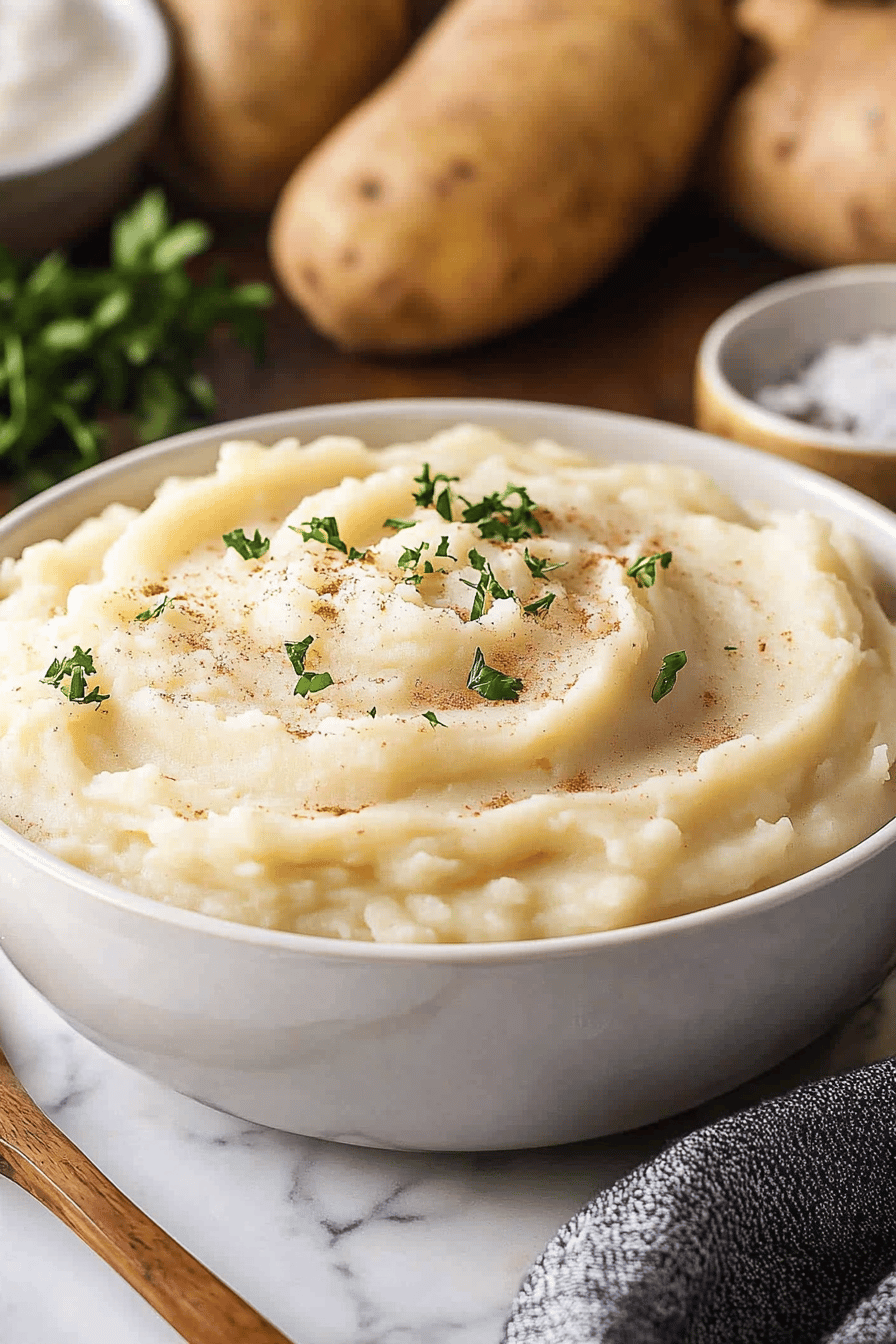 Easy Creamy Mashed Potatoes Recipe ingredients