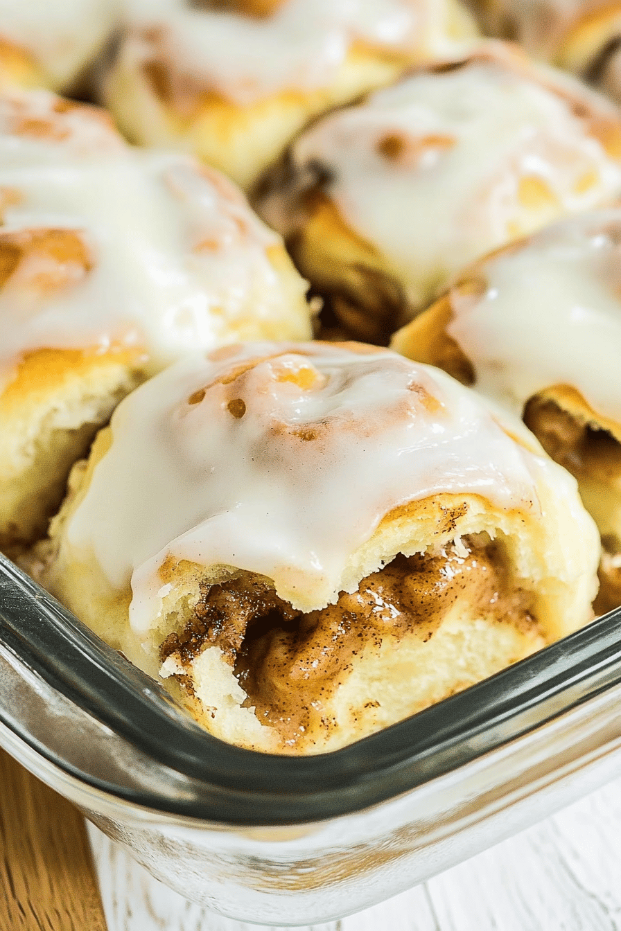 Easy Crescent Roll Cinnamon Rolls Recipe ingredients