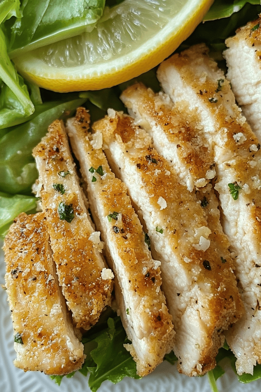 Easy Crispy Lemon Parmesan Chicken Recipe ingredients