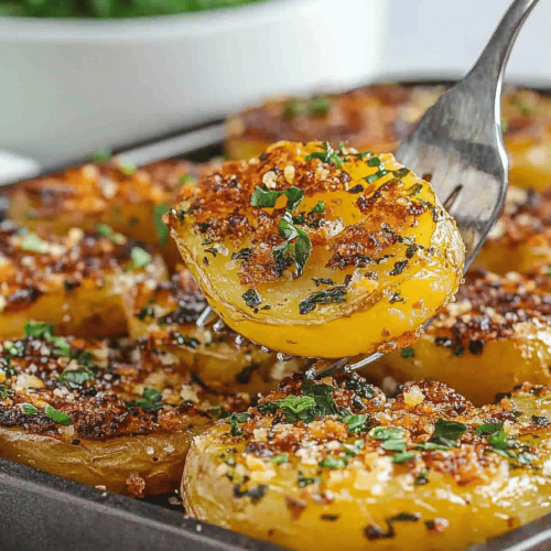 Easy Crispy Smashed Potatoes Recipe