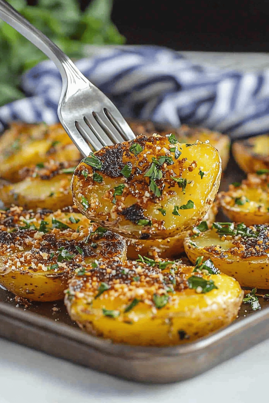 Easy Crispy Smashed Potatoes Recipe ingredients