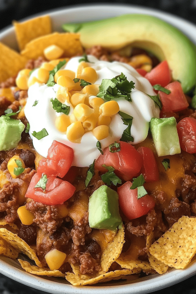 Easy Crock-Pot Fritos Taco Bowls