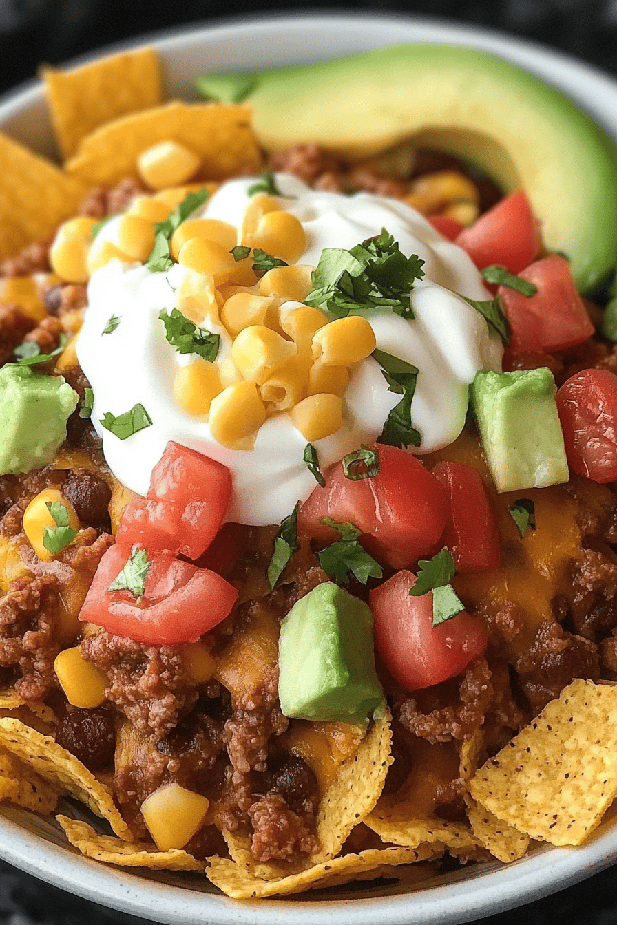 Easy Crock-Pot Fritos Taco Bowls
