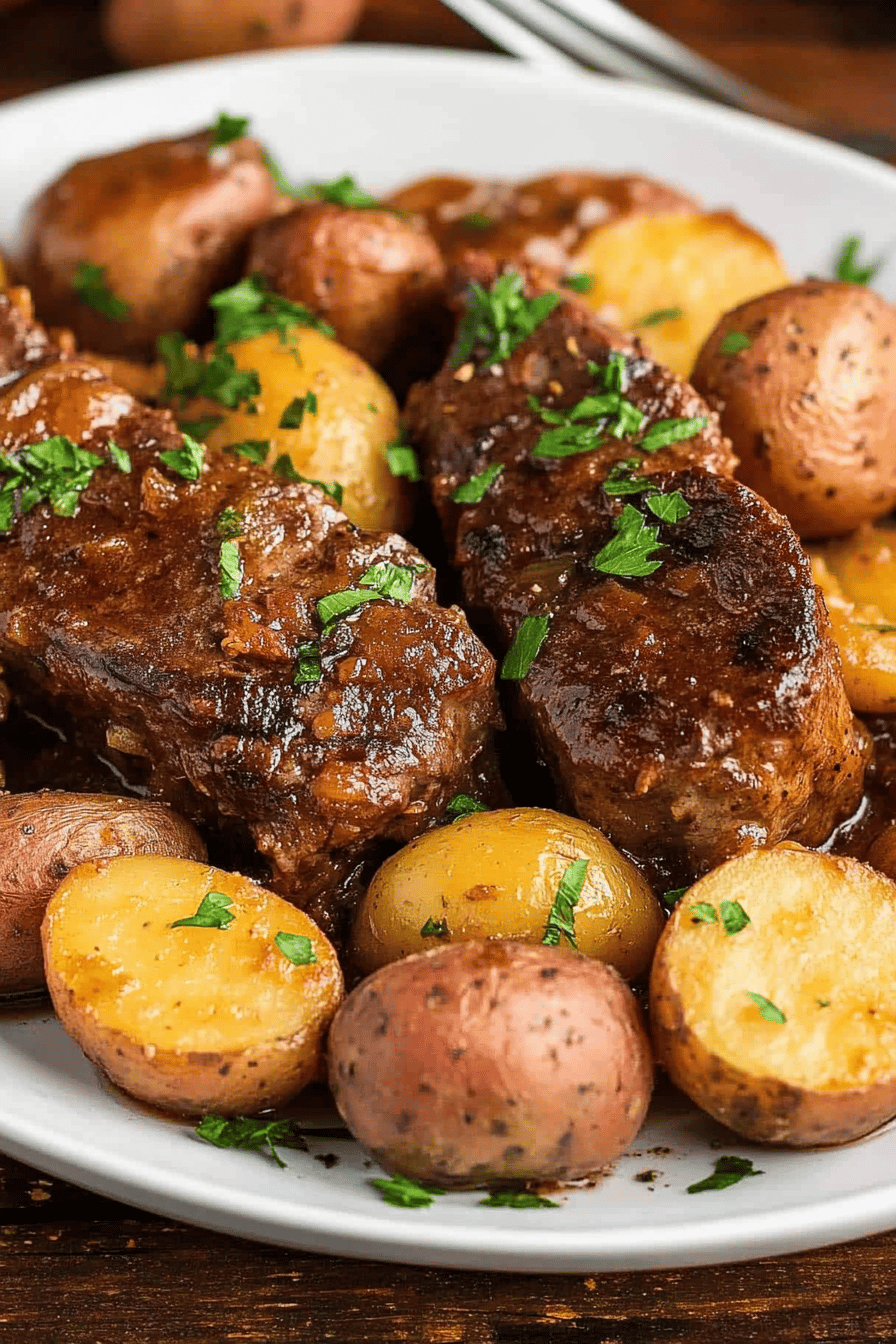 Easy Crock-Pot Steak and Potatoes Recipe ingredients