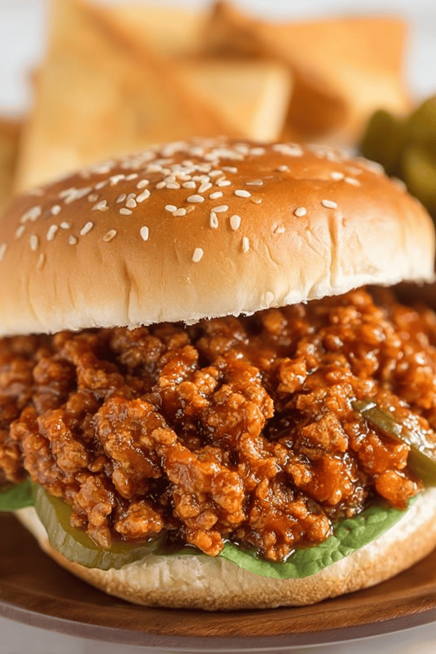 Easy Crock Pot Turkey Sloppy Joes ingredients
