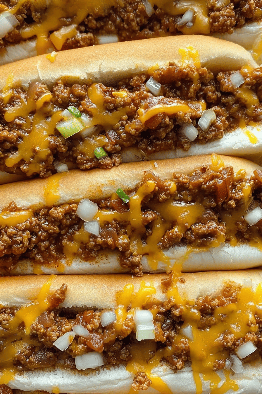 Easy Crockpot Chili Coney Dogs ingredients