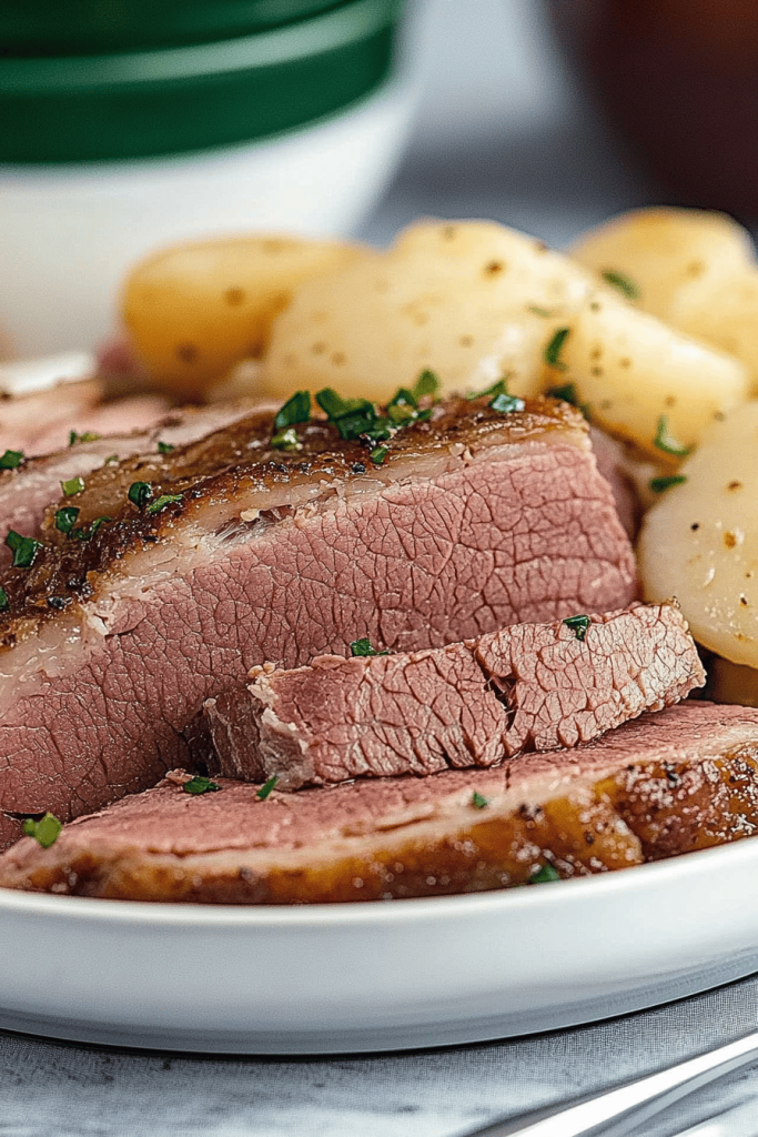 Easy Crockpot Corned Beef Brisket Recipe