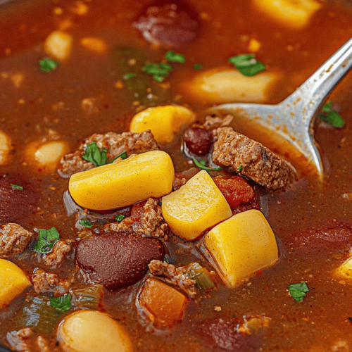 Easy Crockpot Cowboy Stew Recipe