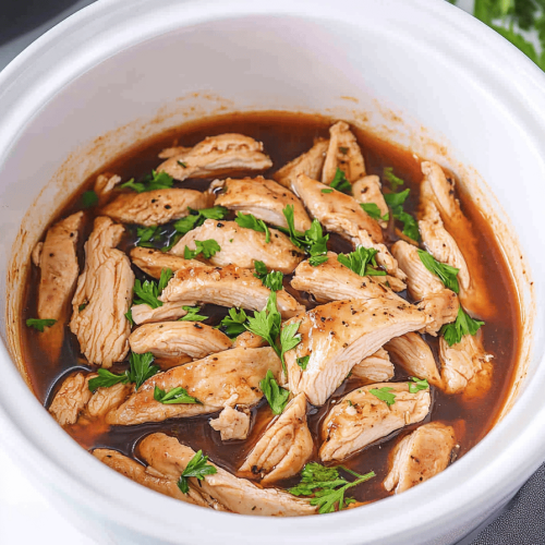 Easy Crockpot Honey Garlic Chicken Recipe