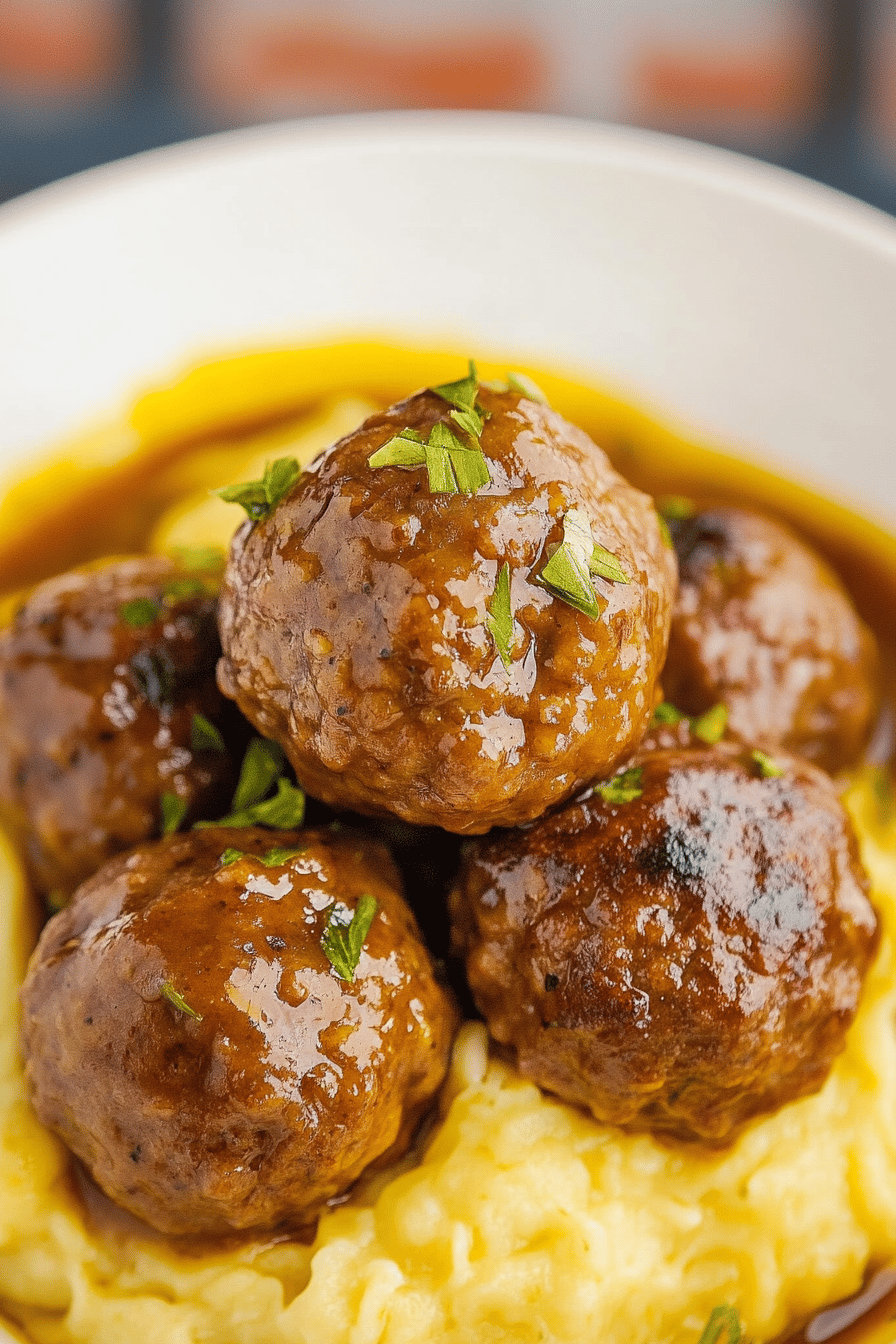 Easy Crockpot Mississippi Meatballs Recipe ingredients