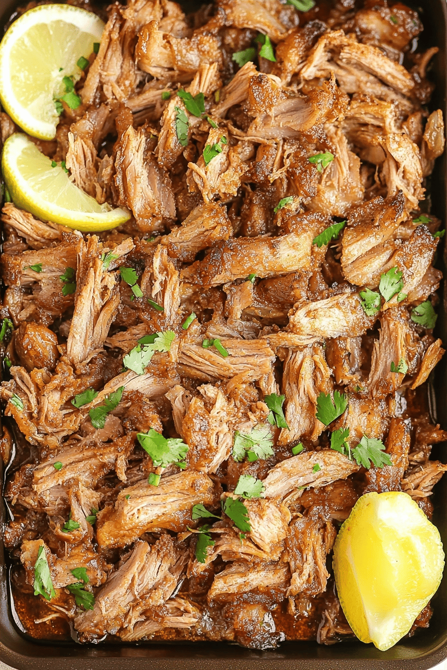 Easy Crockpot Pork Carnitas Recipe Final Dish Presentation