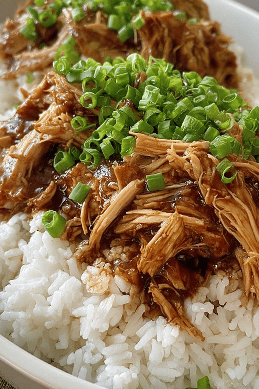Easy Crockpot Teriyaki Chicken Recipe ingredients