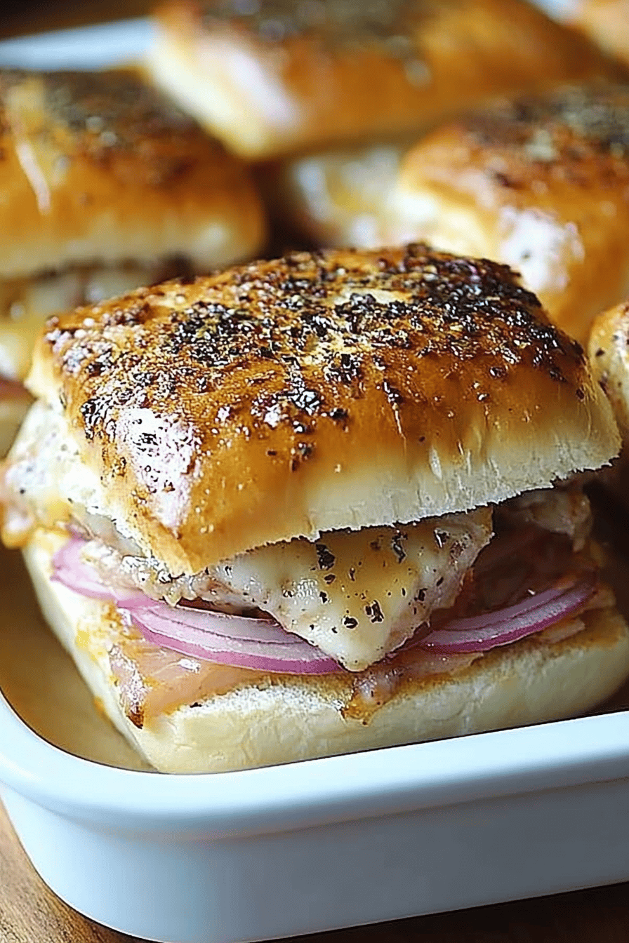 Easy Cuban Sliders Recipe Final Dish Presentation