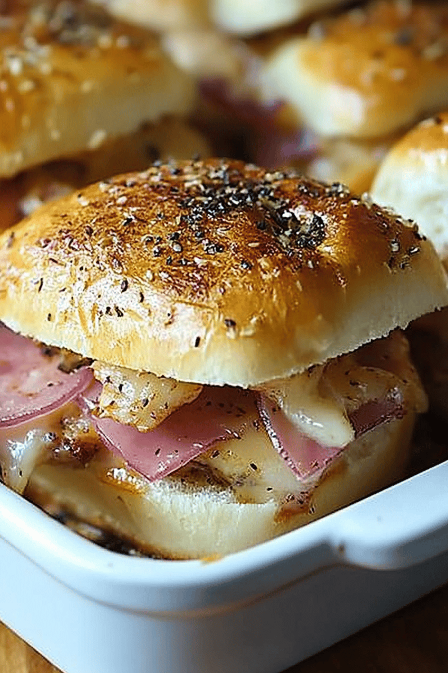 Easy Cuban Sliders Recipe Final Dish Presentation