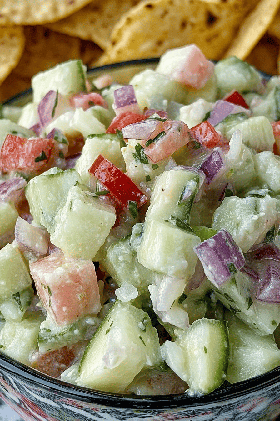 Easy Cucumber Salsa Recipe