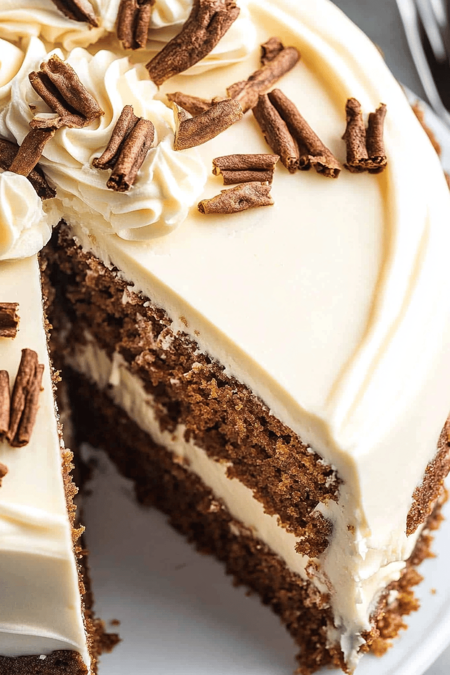 Easy & Delicious Carrot Cake Recipe Final Dish Presentation