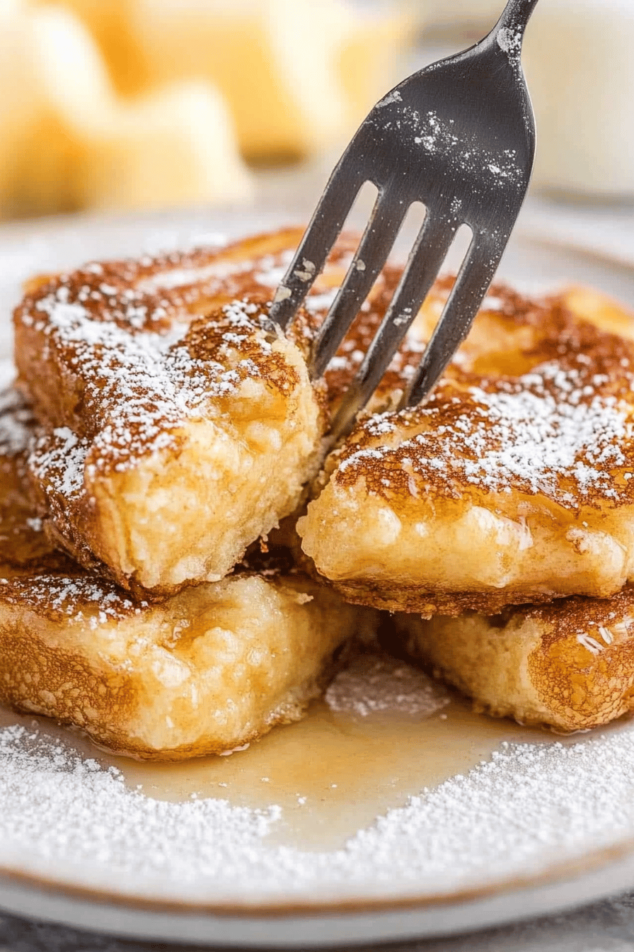 Easy & Delicious French Toast Recipe Final Dish Presentation