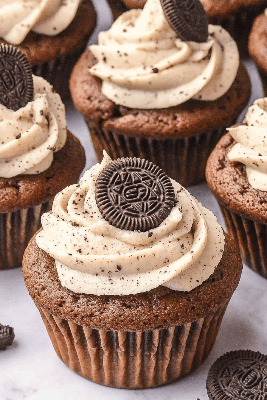 Easy & Delicious Oreo Cupcakes Recipe Final Dish Presentation