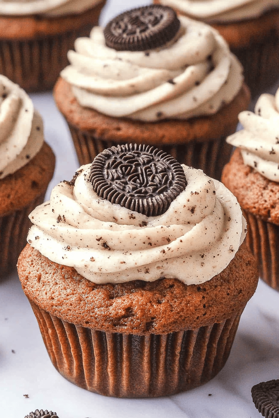 Easy & Delicious Oreo Cupcakes Recipe Final Dish Presentation