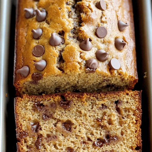 Easy & Delicious Peanut Butter Chocolate Chip Banana Bread Recipe