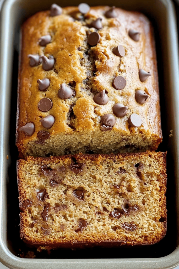 Easy & Delicious Peanut Butter Chocolate Chip Banana Bread Recipe
