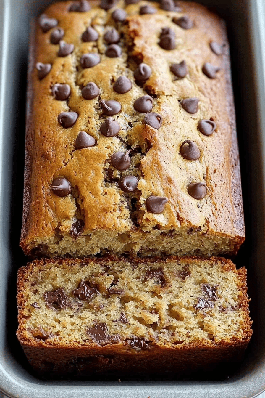 Easy & Delicious Peanut Butter Chocolate Chip Banana Bread Recipe ingredients