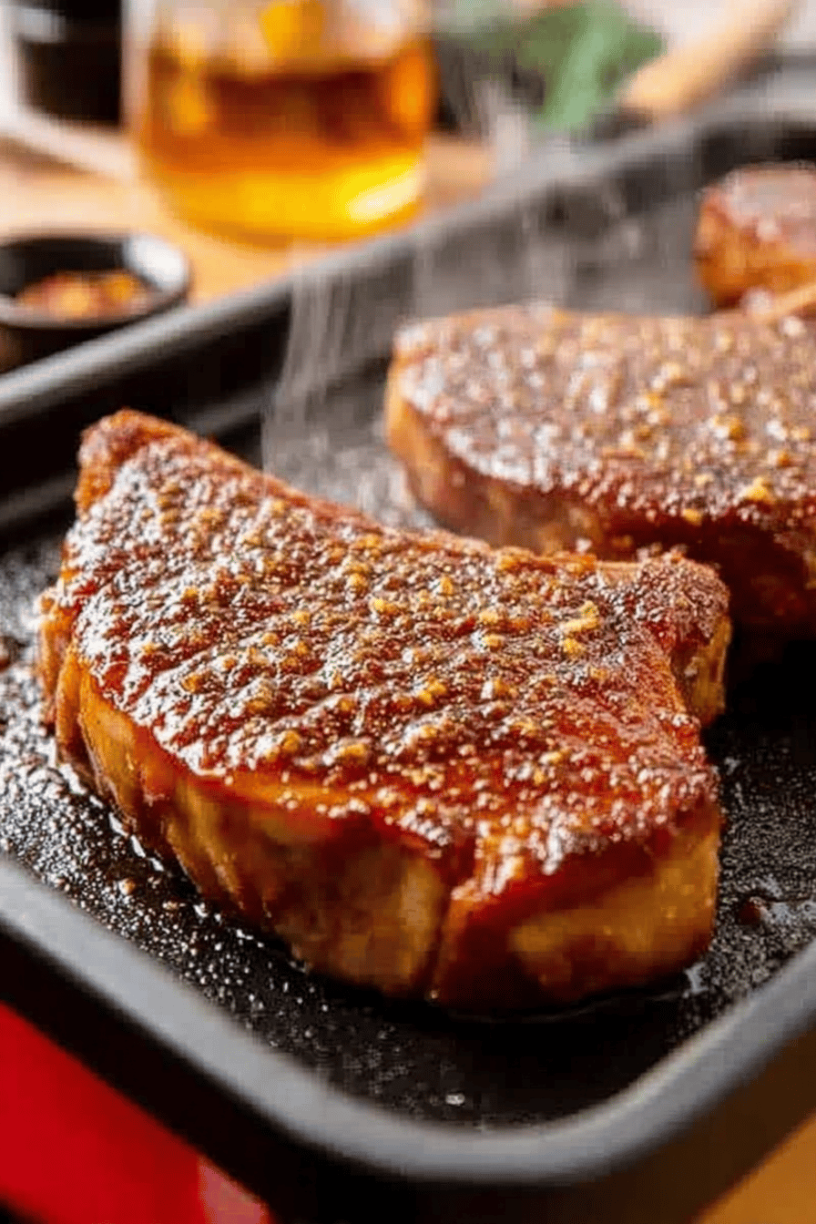 Easy & Delicious Pork Chop Marinade Final Dish Presentation