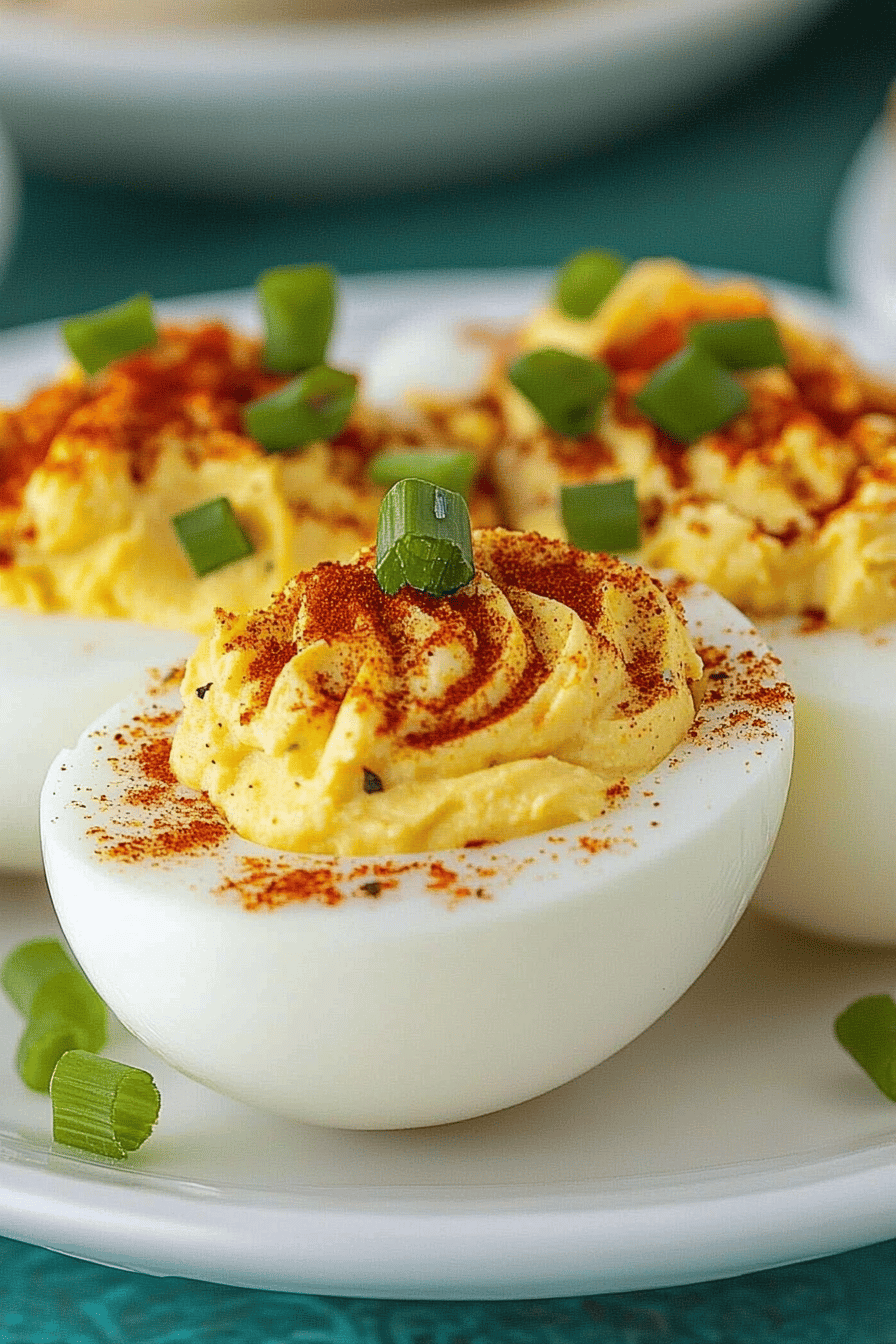 Easy Deviled Eggs Recipe Final Dish Presentation