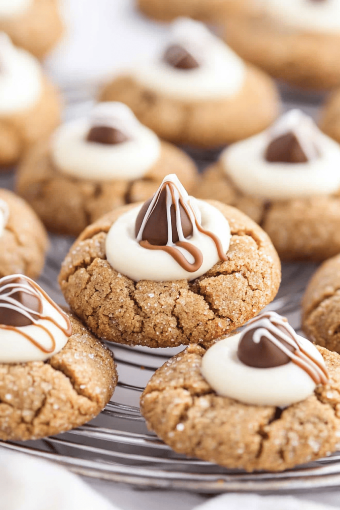 Easy Gingerbread Kiss Cookies Recipe