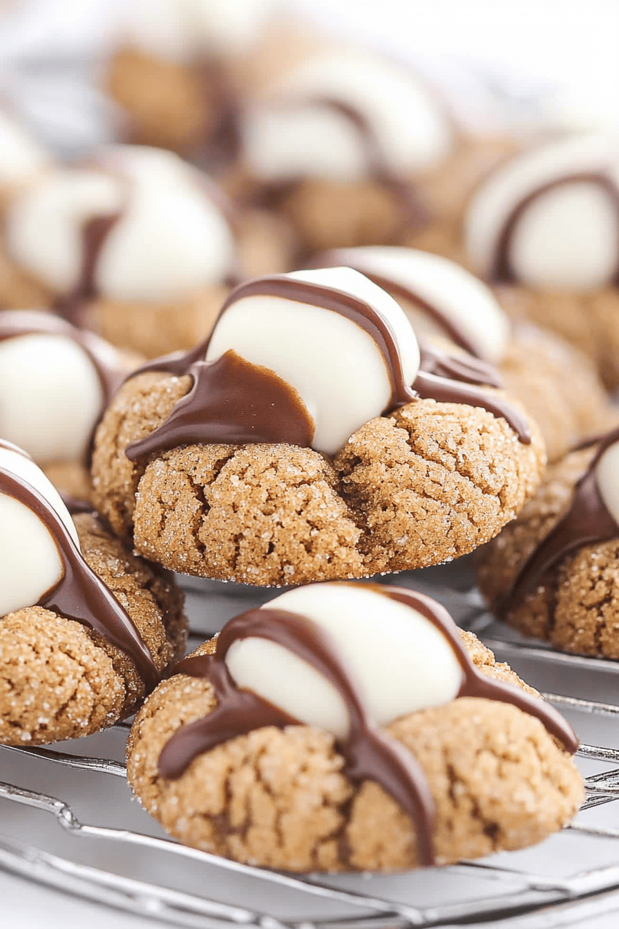 Easy Gingerbread Kiss Cookies Recipe ingredients
